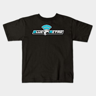 BlueRetro Logo In Color & Outlined Kids T-Shirt